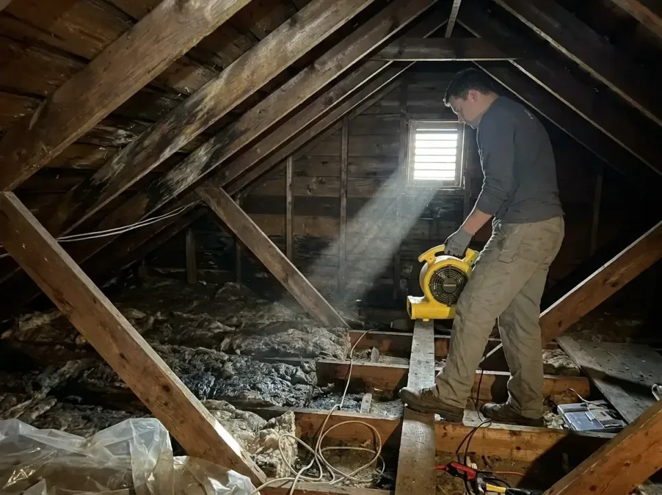 attic-water-damage-drying-proc-007 — frequently asked questions, Emergency Water Extraction & 24/7 Flood Response in Quinnip…